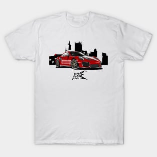 porsche 911 gt3 rs 991 red T-Shirt